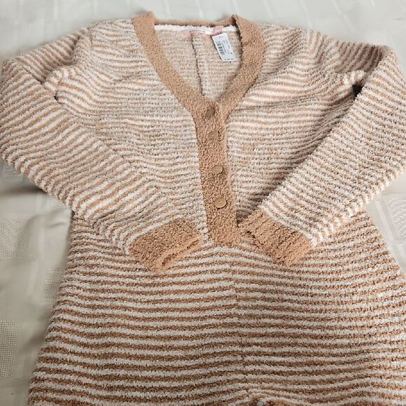 Striped Tan Lounge Wear Jumper - Picture 16 of 16